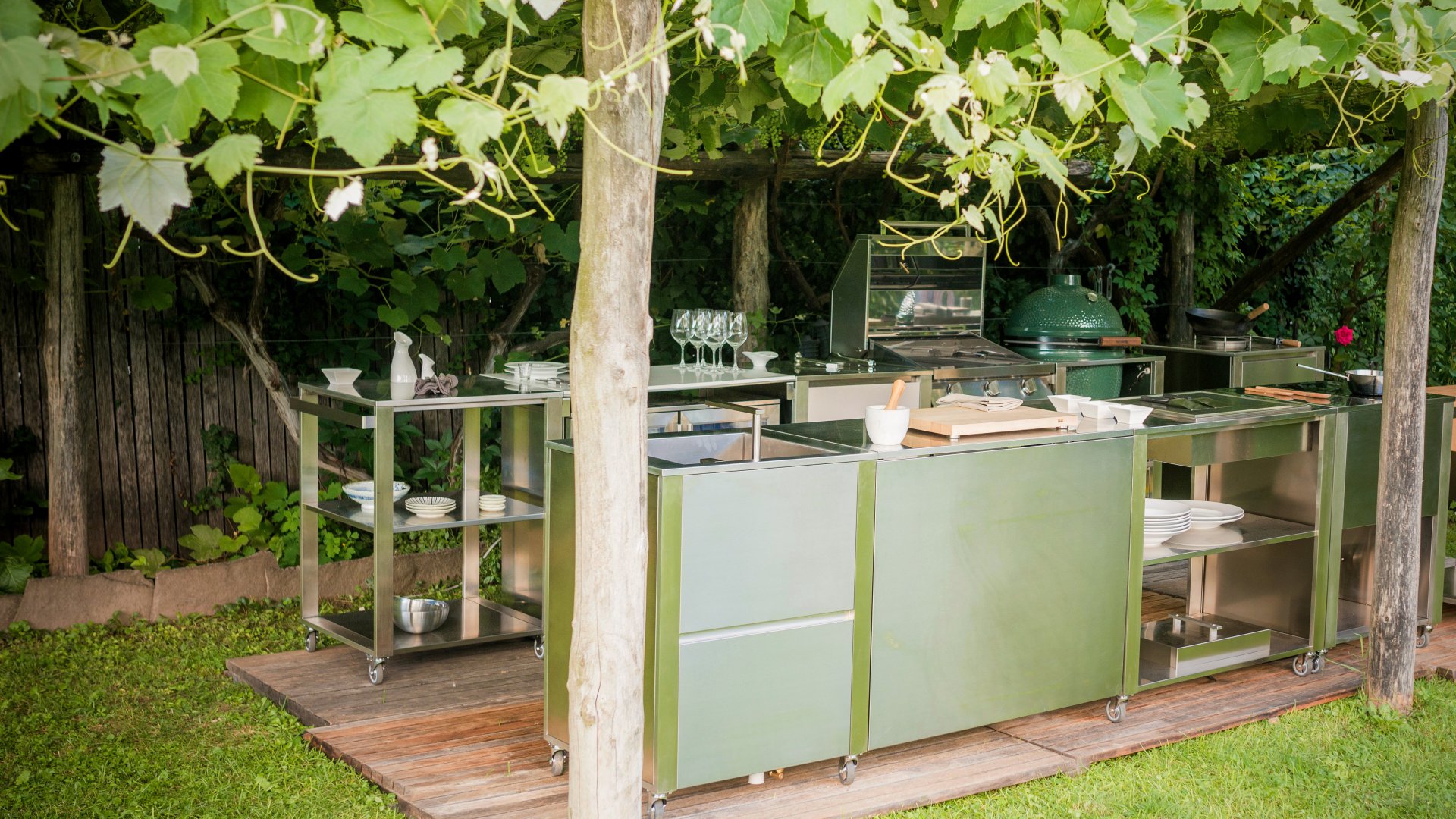 Cucine da esterno, funzione e convivialità